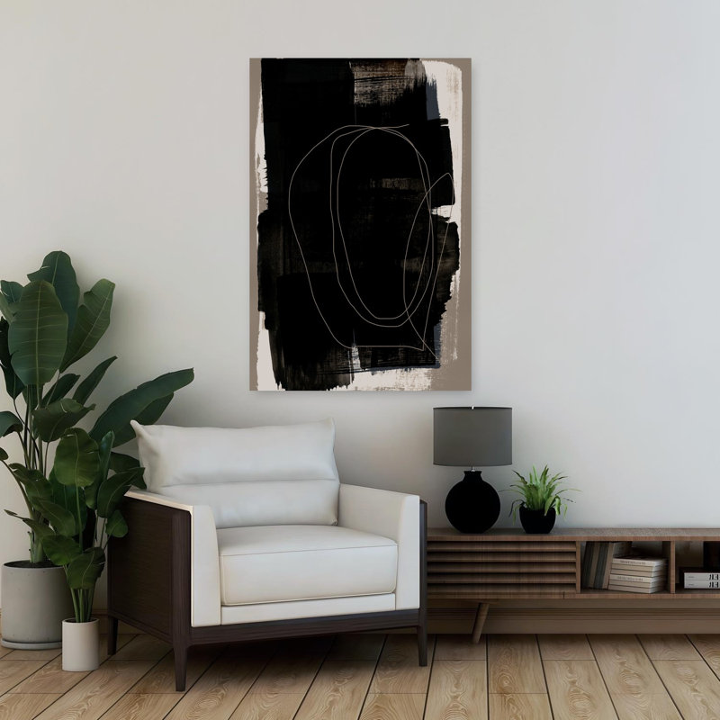 Art contemporain contemporain abstrait, H 36 po x l 24 po