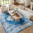 Burnie Oriental Blue/Ivory Area Rug-1426299175