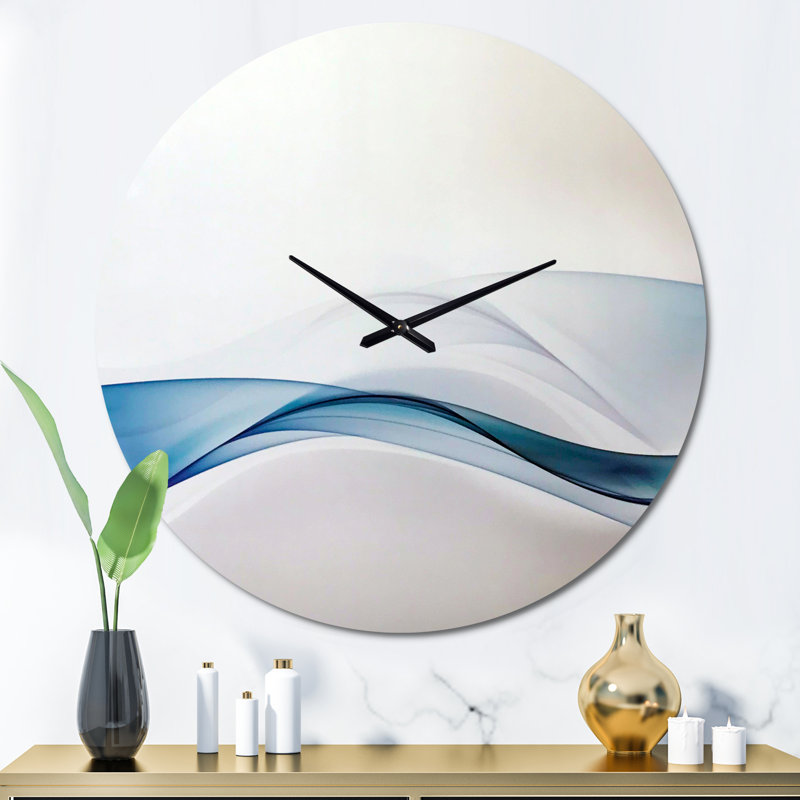 Horloge murale moderne Brezlynn, Surdimensionné