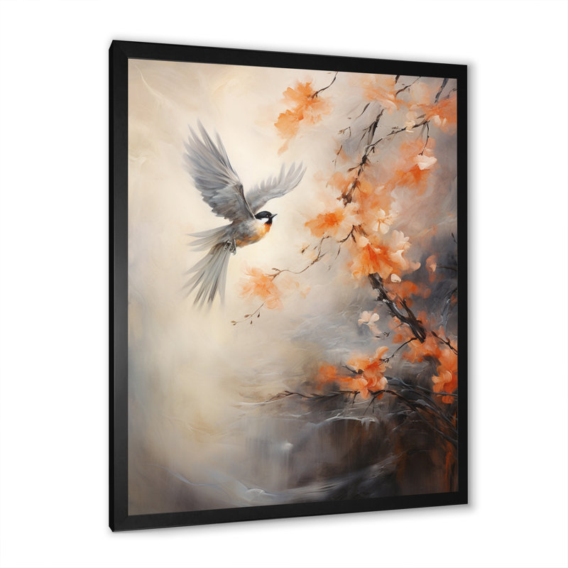 Symphonie aviaire Leca Bird II, Cadre photo noir, H 32 po x l 16 po x P 1 po