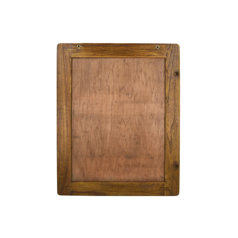 Flash Solid Wood Wall Mirror, 100cm H