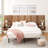 Render Wall Mount King Headboard and Modern Nightstands by Modway-88459748