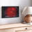 Decor Elements " Glowing Red Mandala Wall Art "-101780278