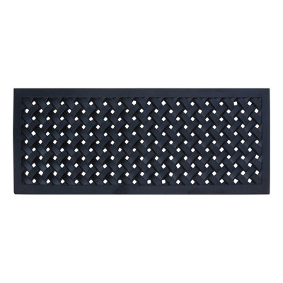 Paillasson extérieur en caoutchouc naturel 18 po x 48 po Albertina