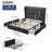 Komor Upholstered Storage Bed with Charging Station and LED Lights-966844-966846