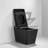 15-3/5'' H Floor Mount Smart Toilet with Tankless and Quiet-Closed Heated Seat-121973839