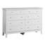 Commode Glond Furniture Hammond G5490-D, blanc
