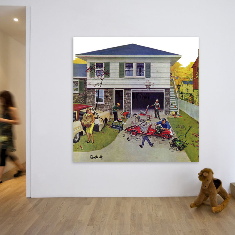 Ongoing Repair - Wrapped Canvas Print, 61cm H x 61cm W