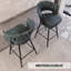 Ensemble de tabourets de bar rotatifs 360 avec repose-pieds