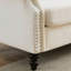 Canapé Chesterfield 79 pouces en velours pour salon, canapé 3 places