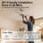 High Airflow 54" Ceiling Fan with Dimmable Light Kit and Remote 6-Speed & 3CCT LED, Silent Reversible DC Motor White Gold Ceiling Fan for Modern Living Room-1791637819-1791637823