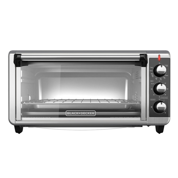 BLACK+DECKER Crisp 'N Bake Stainless Steel Air Fry Toaster Oven, Extra