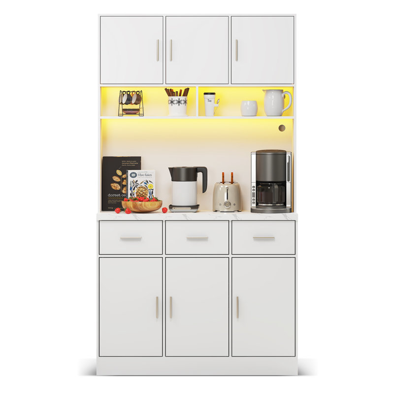 Dining Hutch Welsh Dresser, White
