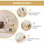 Organisateur de salle de bain, comptoir de maquillage, tablette de maquillage