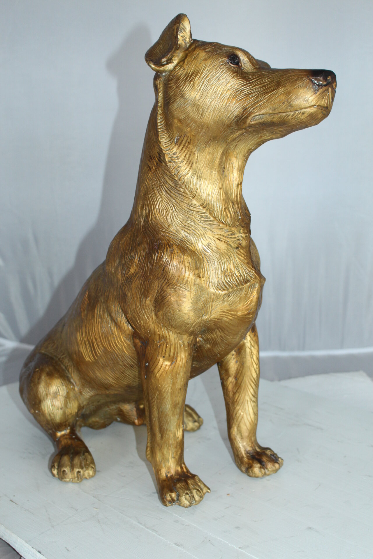 Walking Bully Dog Statue