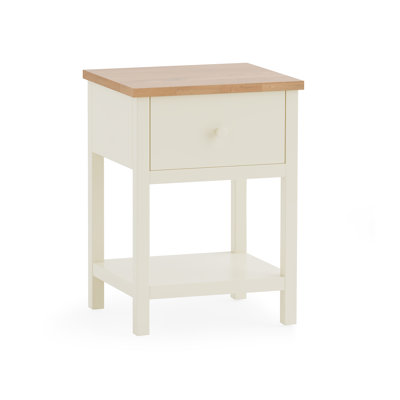 Jacobsen 35cm W Solid + Manufactured Wood Bedside Table
