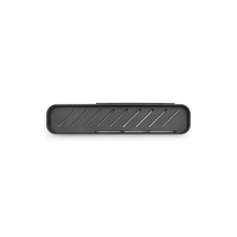 Brabantia Mindset Shower Shelf with Squeegee, Dark Grey