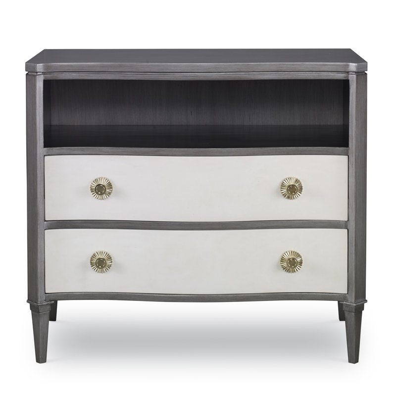 Stella Accent Chest, Gray/White