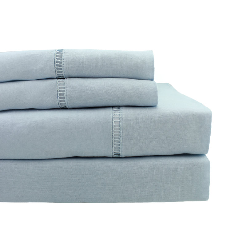 Briar 100% Linen Sheet Set, King, Natural