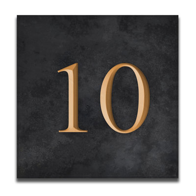 Velia 17.78cm H Stone House Number
