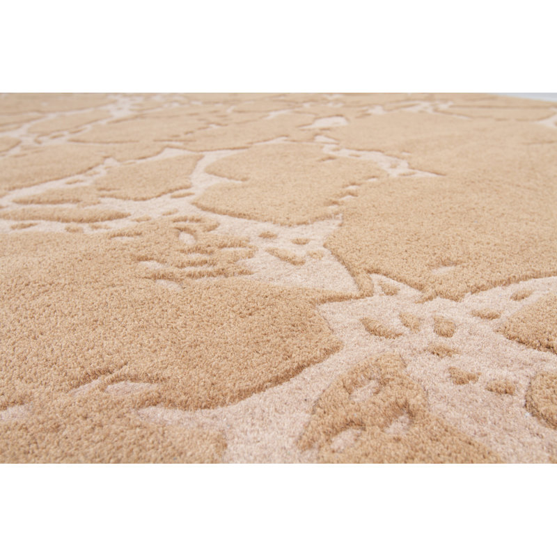 Navyan Black/Gray Area Rug, Beige/Pink/Cream, Rectangle 7' x 10'6"