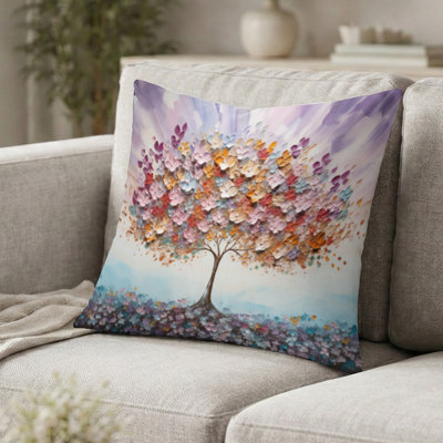 Coussin Flower Field - coussin décoratif multicolore