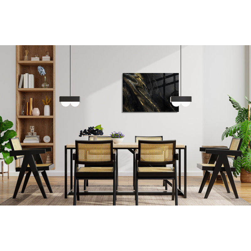 Peinture décorative en verre trempé, H 17,7 po x l 11,8 po x P 1 po
