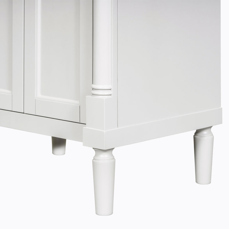 Meuble-lavabo 24 po avec lavabo supérieur, Blanc