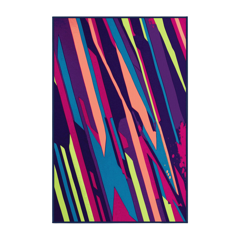 Cyber Glow Rug, Rectangle 5' x 8'