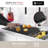 16 3/4" Black Wood Fiber Workstation Cutting Board