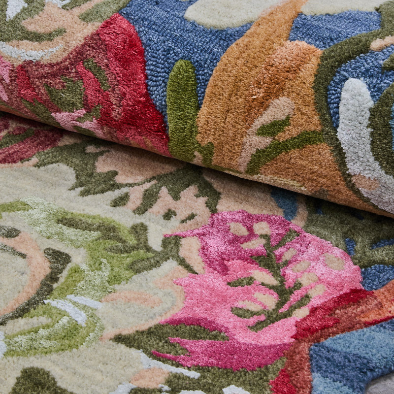 Sea Garden Floral Rug, Rectangle 2'3" x 3'9"