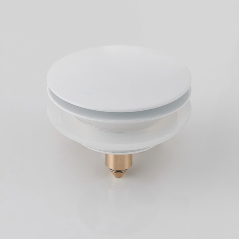 Mokleba Pop-Up Bathtub Drain Stopper Replacement Kit, White