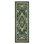 Tapis de cuisine à motif floral lavable, tapis de couloir antidérapant de style couloir antidérapant rétro et antidérapant pour tapis de salle de bain 2 x 6