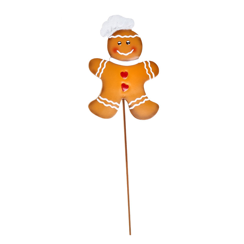 Piquet de noël en métal « man »
