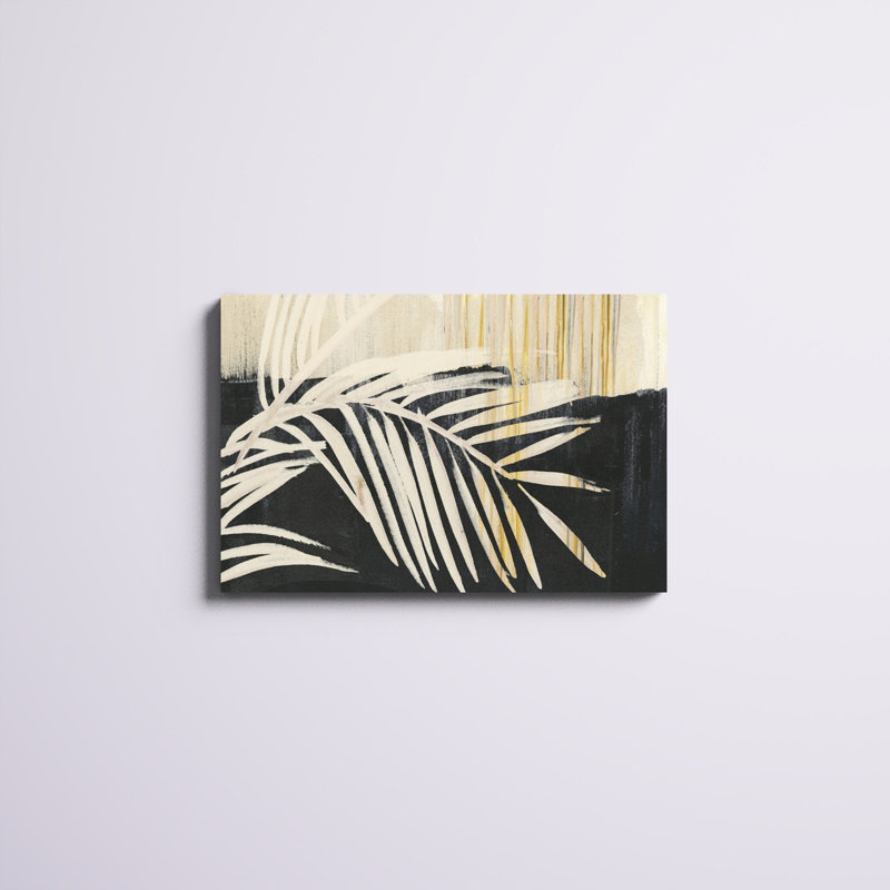 «Golden Raffia I», peinture sur toile, H 20 po x l 30 po