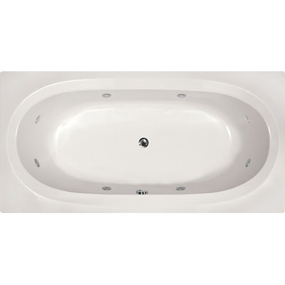 Baignoire de trempage encastrée 72 "x 36" Designer Caribe