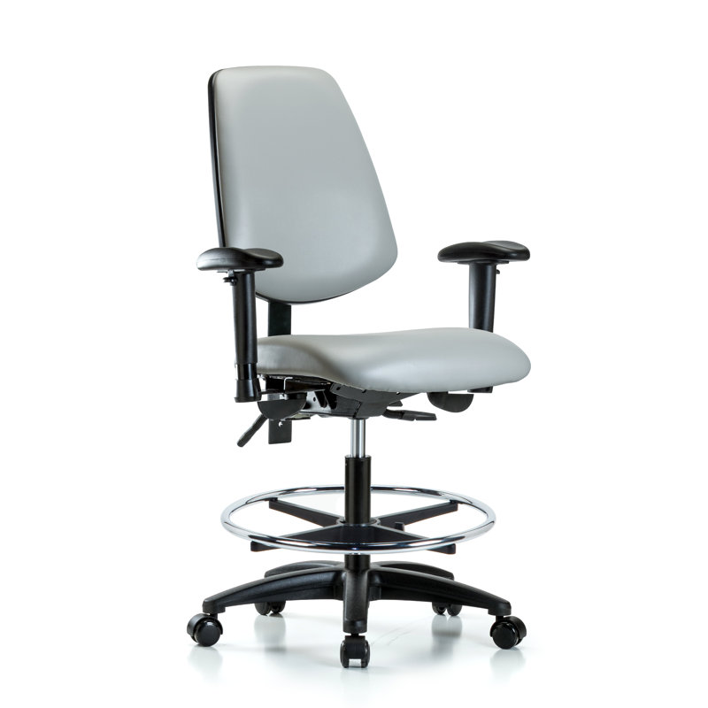 Fauteuil de dessin ergonomique Iyanna, Colombe, Patins, Inclus