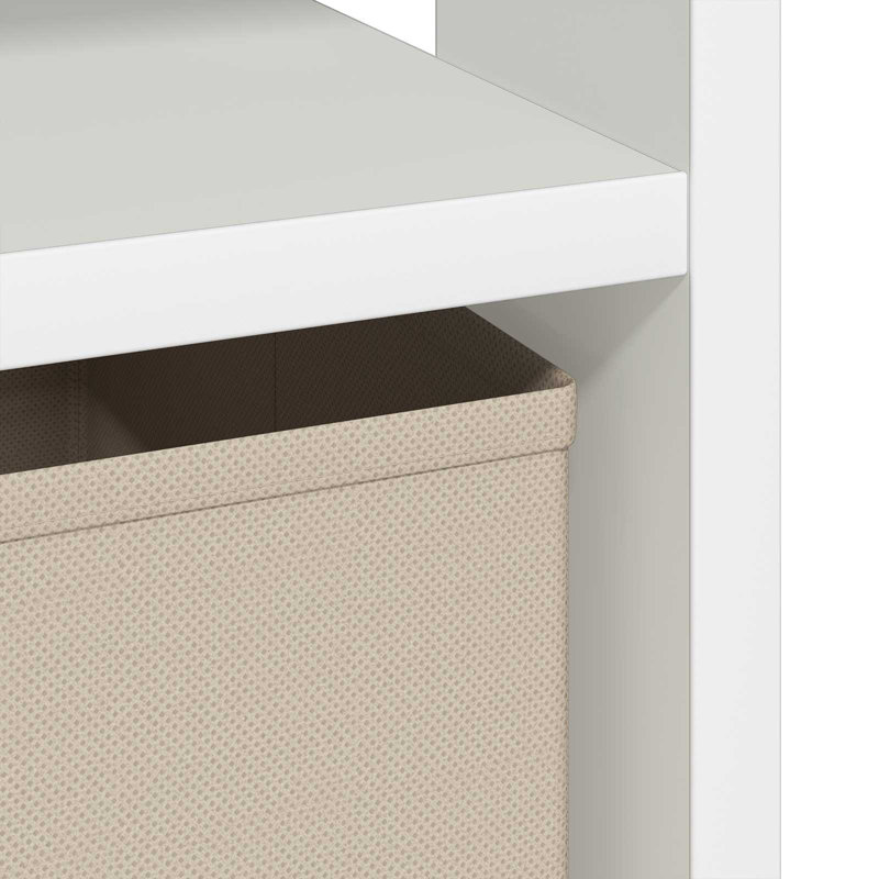 41cm W Composite Bedside Table, White