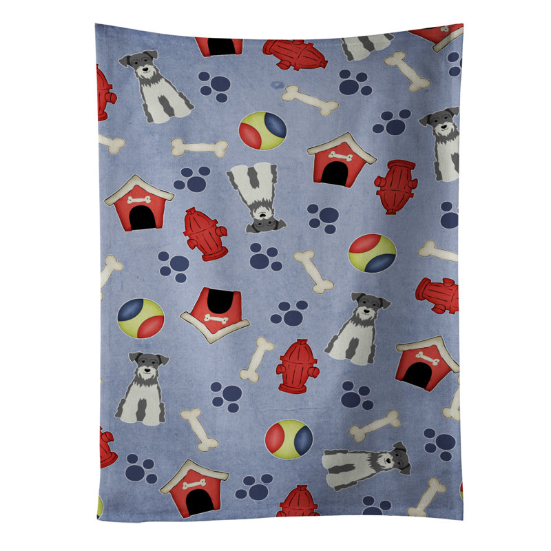 Chiffons à motif schnauzer
