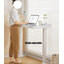 Bureau debout électrique réglable en hauteur en verre trempé-1651216252