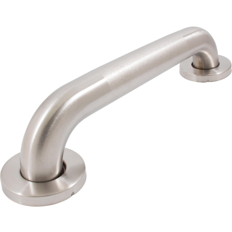 Peened Grab Bar, Concealed Screws, Satin Stainless Steel By Stone Harbor Hardware