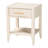 Wooley Mid-Century Fluted Wood 1-Drawer Nightstand-1286910489