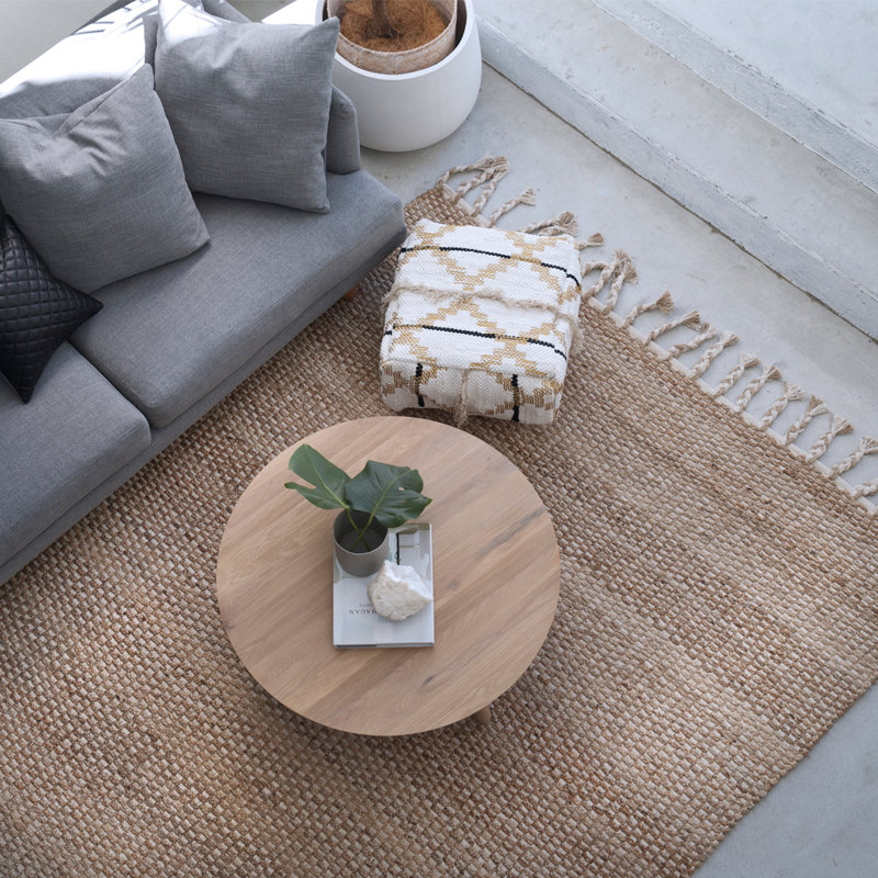 Area Rug in Brown, Rectangle 9'10" x 13'1"