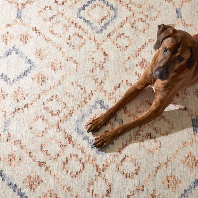 Jelly Roll Sky Machine Washable Rug, Rectangle 7'6" x 9'6"