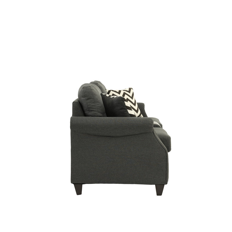 Ensemble de salon 2 pièces Daiguan, Bleu gris