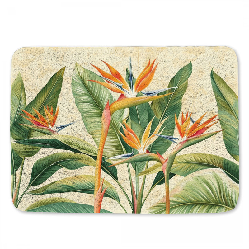 Valisha Microfiber / Microsuede Non-Slip Bath Mat, 17"W x 24"L