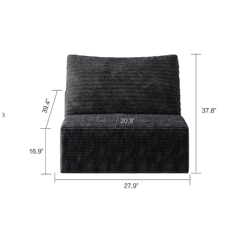 BLACK single seater
