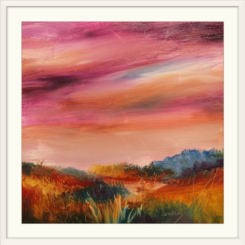 «Going Softly» par Aniesa, reproduction d'art, H 16 po x l 16 po x P 1,5 po, Toile