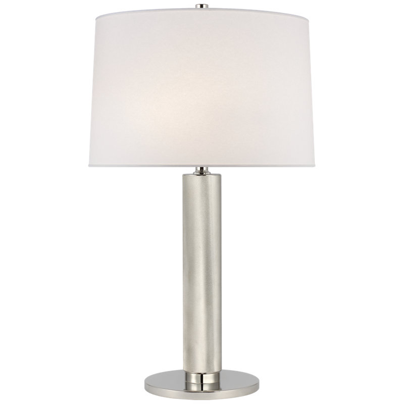 Ralph Lauren Barrett 2 Light Standard Table Lamp, Polished Nickel