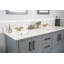Ensemble de meuble-lavabo double 59 po avec miroir Ahseem-784177342